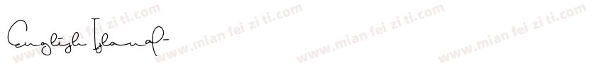 English Island字体转换